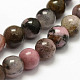 Natural Rhodonite Beads Strands X-G-F364-01-8mm-3