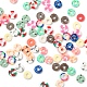 2600 pièces disque/perles rondes plates en pâte polymère DIY-YW0003-03-9