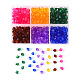 Transparent Acrylic Beads TACR-YW0001-6MM-03-4