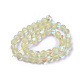 Synthetic Moonstone Beads Strands G-F142-10mm-14-2