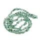 Natürlichen grünen Aventurin Perlen Stränge G-G0003-B36-4