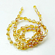 Electroplate Glass Beads Strands EGLA-D015-7x5mm-21-2