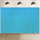 Tessuti in poliestere con motivo a squame di pesce&nbsp;DIY-WH0304-508C-1