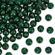 OLYCRAFT 96Pcs 8mm Natural Green Jade Bead Gemstone Loose Beads Round Spacer Beads Natural Malaysia Jade Bead Dark Green Crystal Bead for Bracelet Necklace Jewelry Making G-OC0002-45-1