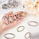 Alloy Spring Gate Rings PALLOY-CA0001-28P-3