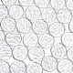 Olycraft 30 pièces carreaux de mosaïque en verre 0.7 pouces tentures en verre ornement carreaux de mosaïque clairs avec ondulation de l'eau texture carreaux de mosaïque en cristal pour le verre carillon éolien fournitures bricolage artisanat d'art DIY-OC0009-39B-1