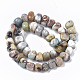 Brins de perles d'amazonite de fleurs naturelles G-S364-031-2