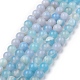 Chapelets de perles en agate rayée naturelle/agate à bandes X-G-K155-A-6mm-04-3
