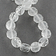 Chapelets de perles en verre mate X-FGLA-R038-6mm-18-2