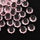 Fleurs de perles de verre transparent X-GLAA-R160-07-1