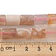 Chapelets de perles en agate naturelle de fleurs de cerisier G-M420-E09-05-5