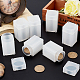 SUPERFINDINGS 10 Pcs Cuboid White Coin Storage Tube Holders 33.5x33.5x55.5mm PP Plastic Coins Storage Box Holds 20 Coins Airtight Silver Round Coin Tube for Coin Collection CON-WH0001-97-5