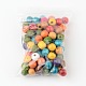 Mixed Round Natural Wood Beads X-TB12mmY-5