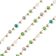 Chaînes de perles en verre manuels CHS-P016-45G-06-1