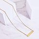 PandaHall Elite 20pcs 35mm Metal Stamping Blank Bar Brass Tag Pendants Rectangle Charm for DIY Bracelet Necklace Earring (Golden & Silver) KK-PH0036-06-4