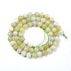 Chapelets de perles de jade naturel G-G844-01-10mm-2