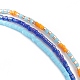 3 stücke 3 stil natürliche perle & glas saatperlen stretch-armbänder set für frauen BJEW-JB08891-6