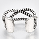 (vendita di fabbrica di feste di gioielli) anelli per polsini in lega RJEW-T006-20-3