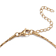 304 bracelets de cheville chaîne serpent en acier inoxydable X-AJEW-G024-07G-2