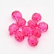 Faceted Transparent Acrylic Round Beads DB6MM-M-2