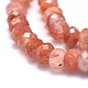 Chapelets de perles de sunstone naturelle naturelles G-O170-68B-3