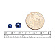 Perles rondes en verre teinté écologique HY-BC0001-8mm-RB069-11