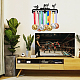 SUPERDANT Male Taekwondo Medal Hanger Display Sports Medal Holder Iron Competition Medals Display Rack for 40+ Medals Ribbon Decorative Hooks Race Metal Medal Hanger for Athletes Players Gift ODIS-WH0021-539-7