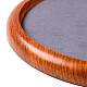 Плоский круглый деревянный поднос для ювелирных изделий ODIS-P008-20A-3