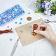 CRASPIRE 200Pcs Flower Wax Sealing Beads Mixed Color Wax Seal Beads Sealing Wax Particles for Retro Seal Stamp Christmas Cards Wedding Invitations Letter Sealing Wine Packages Gift Wrapping DIY-CP0009-28-3