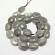 Natural Grey Moonstone Beads Strands G-G214-12x16mm-17-2