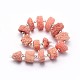 Chapelets de perles en cristal de quartz druzy naturel G-F582-B05-2