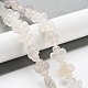 Chapelets de perles en agate blanche naturelle G-P520-A01-01-2