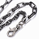 Alloy Two-Tiered Cable Chains Belts AJEW-H011-08-4