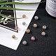 Rack Plating Brass Cubic Zirconia Beads ZIRC-NB0001-02-4