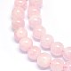 Chapelets de perles en morganite naturelle G-F602-12-6mm-3