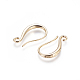 Brass Earring Hooks KK-G365-17G-2