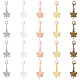 ARRICRAFT 20pcs Maple Leaf Alloy Pendants Decorations Set HJEW-AR0001-10-1