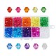Faceted Bicone Transparent Acrylic Beads TACR-CJ0001-03-1