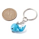 Porte-clés pendentif de lampe faits à la main de baleine KEYC-JKC00684-3