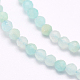 Chapelets de perles en amazonite naturelle G-F509-25-3mm-3