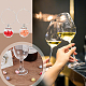 Sunnyclue 1 boîte d'identifiants de verre à vin breloques pour verres à vin en vrac identifiant de vin marqueur de verre breloquese de boisson marqueurs de vin kit de fabrication pour mariage DIY-SC0020-75-5