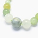 Naturales nuevos jade cuentas graduadas collares y pulseras conjuntos de joyas SJEW-L132-13-3