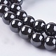 Magnetic Synthetic Hematite Beads Strands X-G-Q893-8mm-3