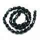 Twist Cultured Piezoelectric Green Quartz Beads Strands G-I144-8x12-06S-AA-3