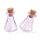 Botellas de corcho de vidrio AJEW-O032-01F-1