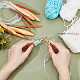 Chgcraft 7 サイズ竹丸編み針丸編み針手作り編み物 diy およびほとんどの織り糸プロジェクト用の透明な pvc プラスチックチューブ付き  31-31.7インチの長さ DIY-CA0005-02-3