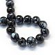 Chapelets de perles rondes en verre peint de cuisson DGLA-Q019-6mm-73-2