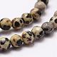 Chapelets de perles en jaspe dalmatien naturelle G-D840-49-4mm-3