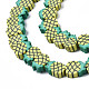 Chapelets de perle en pâte polymère manuel CLAY-R069-01P-02-3