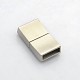 Cuboid 304 Stainless Steel Bayonet Clasps STAS-N042-03A-2